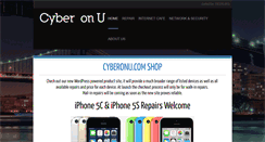 Desktop Screenshot of cyberonu.com